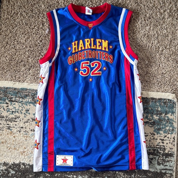 HarlemBling Other - Vintage Men’s Small Harlem Globe Trotter Polyester Mesh Embroidered Jersey